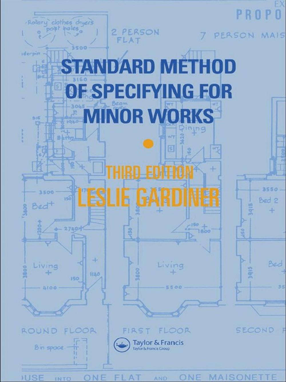 Big bigCover of Standard Method of Specifying for Minor Works