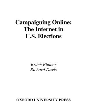Cover of the book Campaigning Online by Robert B. Louden