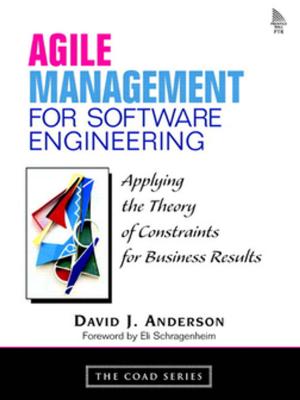 Cover of the book Agile Management for Software Engineering by Julian Smart, Kevin Hock with, Stefan Csomor