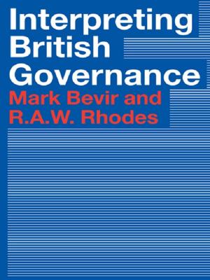 Book cover of Interpreting British Governance