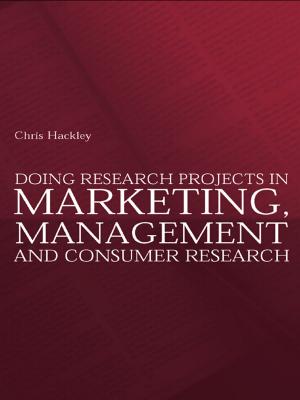 Book cover of Doing Research Projects in Marketing, Management and Consumer Research