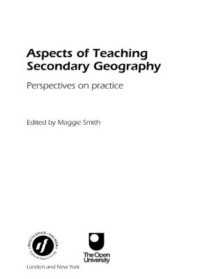 Book cover of Aspects of Teaching Secondary Geography