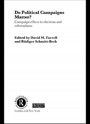 Cover of the book Do Political Campaigns Matter? by Barbara R. Blackburn