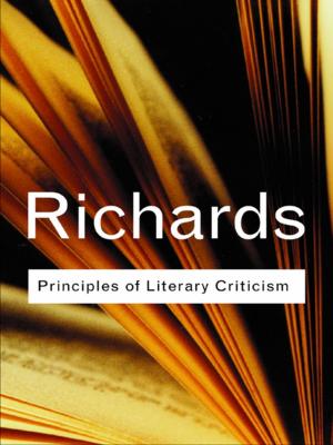 Cover of the book Principles of Literary Criticism by Tania G. Cassidy, Robyn L. Jones, Paul A. Potrac