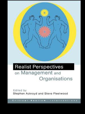 Cover of the book Realist Perspectives on Management and Organisations by Annette Federico