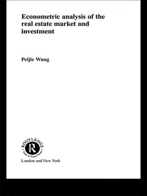 Cover of the book Econometric Analysis of the Real Estate Market and Investment by Andre Buhler, Gerd Nufer