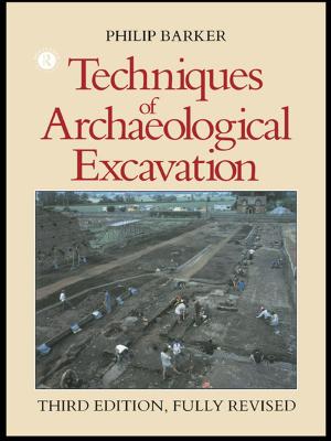 Book cover of Techniques of Archaeological Excavation