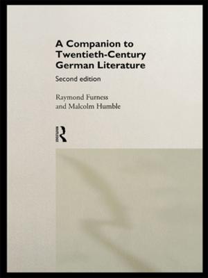 bigCover of the book A Companion to Twentieth-Century German Literature by 