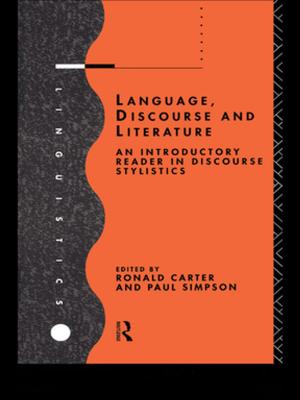Cover of the book Language, Discourse and Literature by Simon Critchley