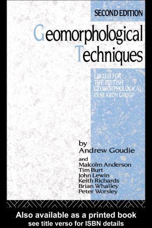 Cover of the book Geomorphological Techniques by Nicholas White