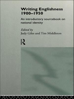 Book cover of Writing Englishness: An Introductory Sourcebook