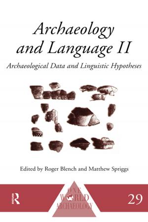 Cover of the book Archaeology and Language II by 