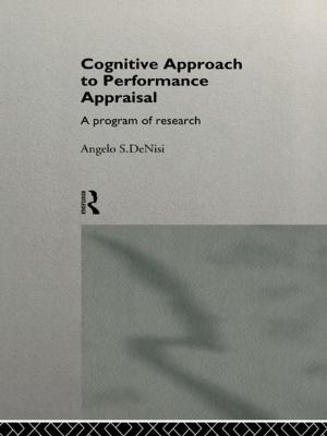 Cover of the book A Cognitive Approach to Performance Appraisal by Itziar Laka