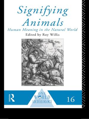 Cover of the book Signifying Animals by Lawrence M. Anderson