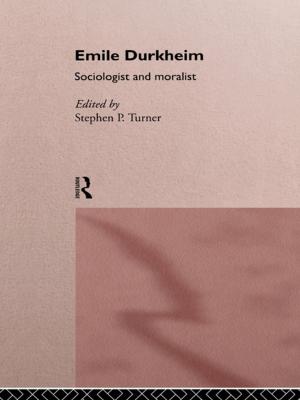Cover of the book Emile Durkheim by Jon Bailey, Mary Burch