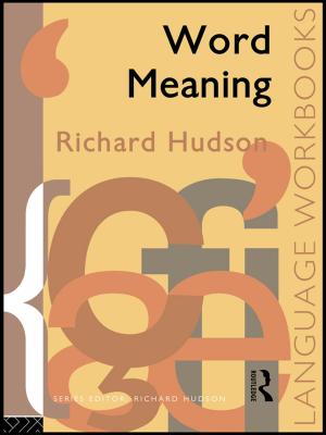 Cover of the book Word Meaning by Harry Daniels