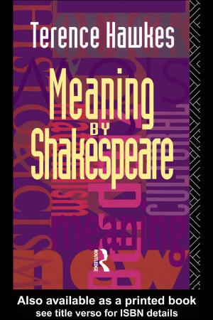 Cover of the book Meaning by Shakespeare by Steven Cornelius, Mary Natvig