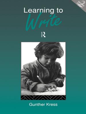 Cover of the book Learning to Write by 