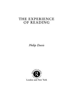 Book cover of Experience Of Reading