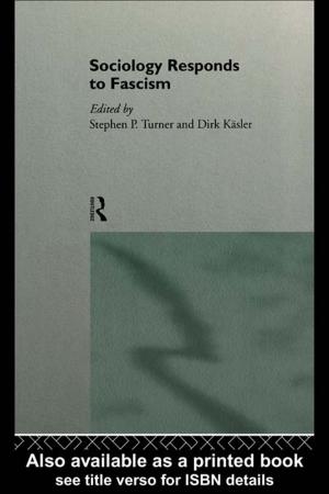 Cover of the book Sociology Responds to Fascism by Edward Berdoe