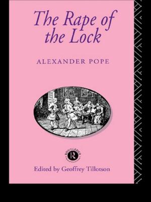 Cover of the book The Rape of the Lock by William Crimando, T. F. Riggar