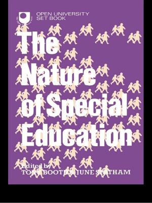Cover of the book The Nature of Special Education by Nick Wells, Oliver Morgan, Jim Wilkinson, Bruce Devlin