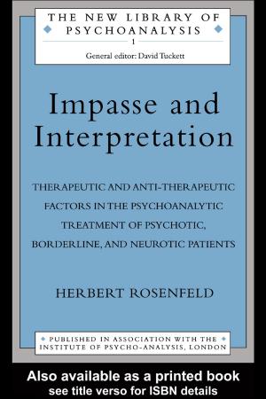 Cover of the book Impasse and Interpretation by Simon Dentith