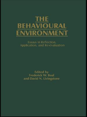 Cover of the book The Behavioural Environment by Ronnie J. Phillips, Hyman P. Minsky