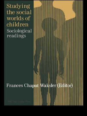 Cover of the book Studying The Social Worlds Of Children by Matthew Maycock