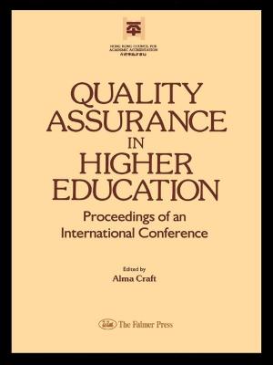 Cover of the book Quality Assurance In Higher Education by Bernard Segal, George J. Huba, Jerome L. Singer
