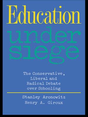 Cover of the book Education Under Siege by Jonathan Savage