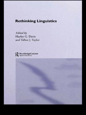Cover of the book Rethinking Linguistics by Emily Allbon, Sanmeet Kaur Dua