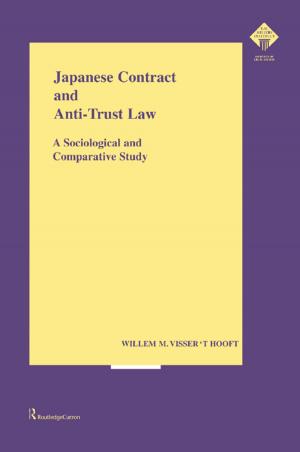 Cover of the book Japanese Contract and Anti-Trust Law by Shana Cohen