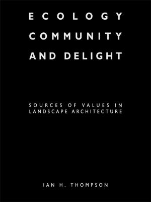 Book cover of Ecology, Community and Delight