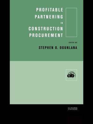 Cover of the book Profitable Partnering in Construction Procurement by Jarryd Huntley, Hanna Brady