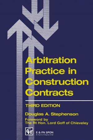 Cover of the book Arbitration Practice in Construction Contracts by Ivan Cibrario Bertolotti, Gabriele Manduchi