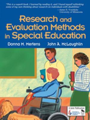 Cover of the book Research and Evaluation Methods in Special Education by Dr. Daniel C. Elliott