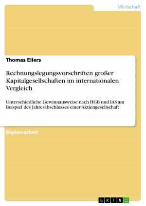 Cover of the book Rechnungslegungsvorschriften großer Kapitalgesellschaften im internationalen Vergleich by Ronny Scharschmidt