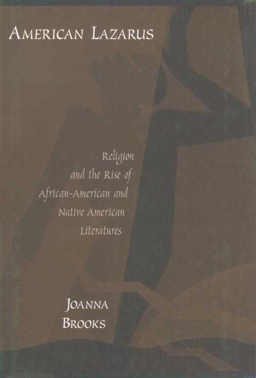 Cover of the book American Lazarus by Joanna Brooks, Oxford University Press