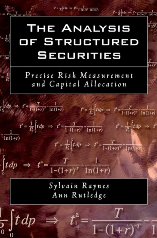Cover of the book The Analysis of Structured Securities by Sylvain Raynes, Ann Rutledge, Oxford University Press