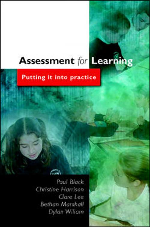 Cover of the book Assessment For Learning by Paul Black, Chris Harrison, Clara Lee, McGraw-Hill Education