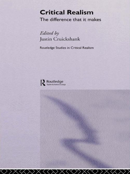 Cover of the book Critical Realism by , Taylor and Francis