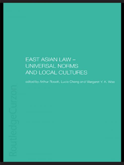 Cover of the book East Asian Law by , Taylor and Francis