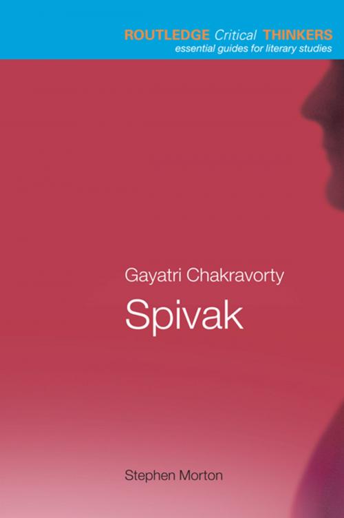 Cover of the book Gayatri Chakravorty Spivak by Stephen Morton, Taylor and Francis