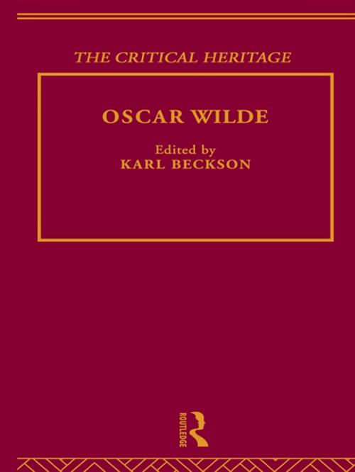 Cover of the book Oscar Wilde by , Taylor and Francis