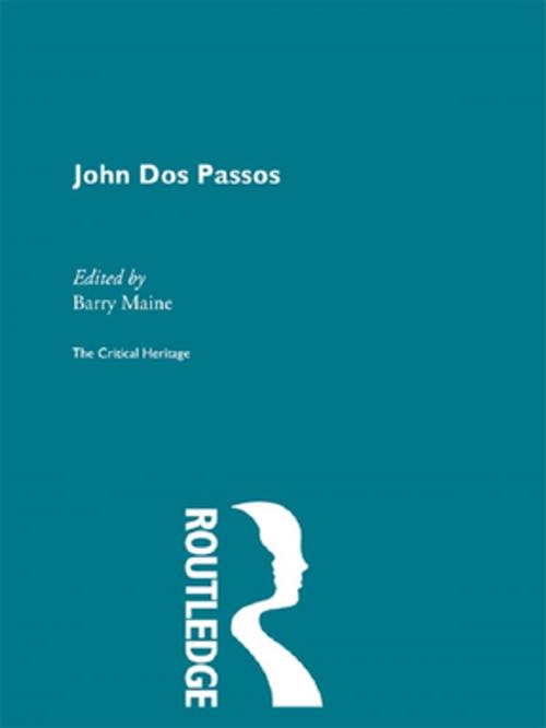 Cover of the book John Dos Passos by , Taylor and Francis