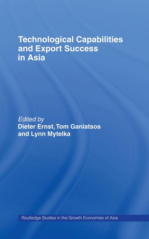 Cover of the book Technological Capabilities and Export Success in Asia by , Taylor and Francis