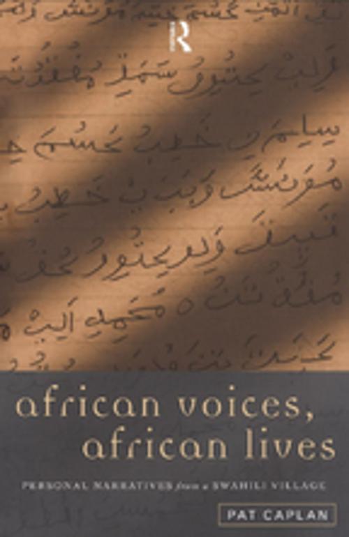 Cover of the book African Voices, African Lives by , Taylor and Francis