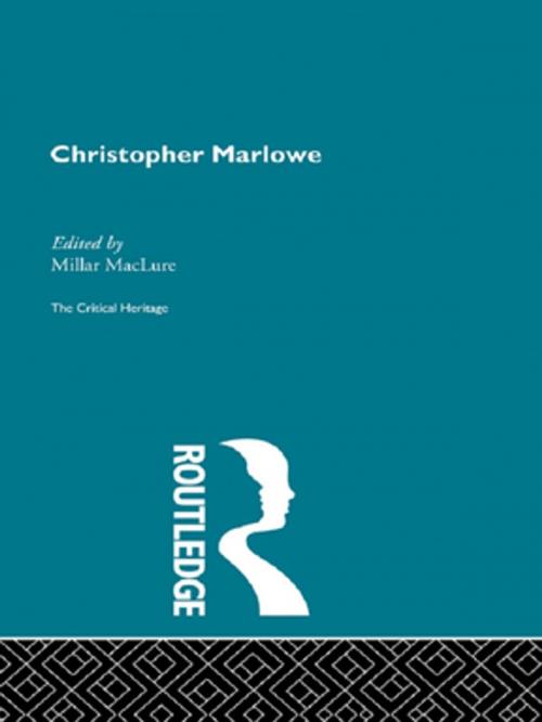 Cover of the book Christopher Marlowe by Mrs Vivien Thomas, Vivien Thomas, Prof William Tydeman, William Tydeman, Taylor and Francis