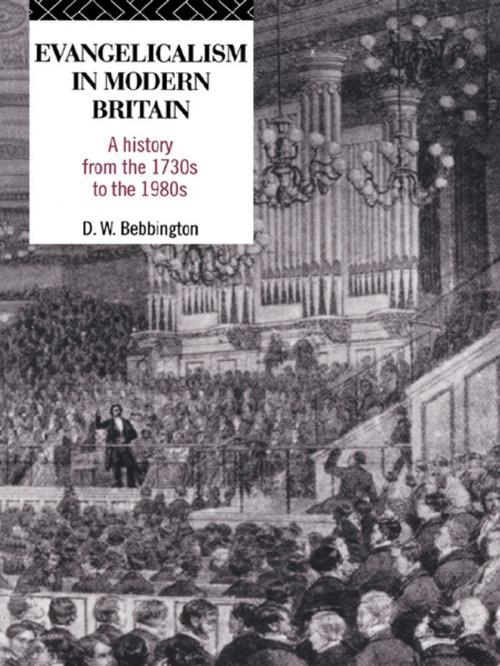 Cover of the book Evangelicalism in Modern Britain by David W. Bebbington, Taylor and Francis